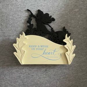 Disney little mermaid “keep a wish in your heart” decoration